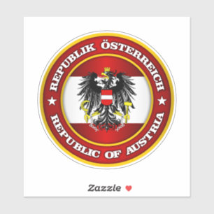 Austria Medalion Sticker Klistermärken