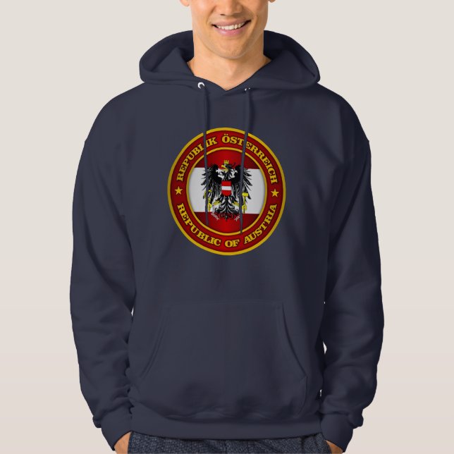 Austria Medallion Apparel Hoodie (Framsida)
