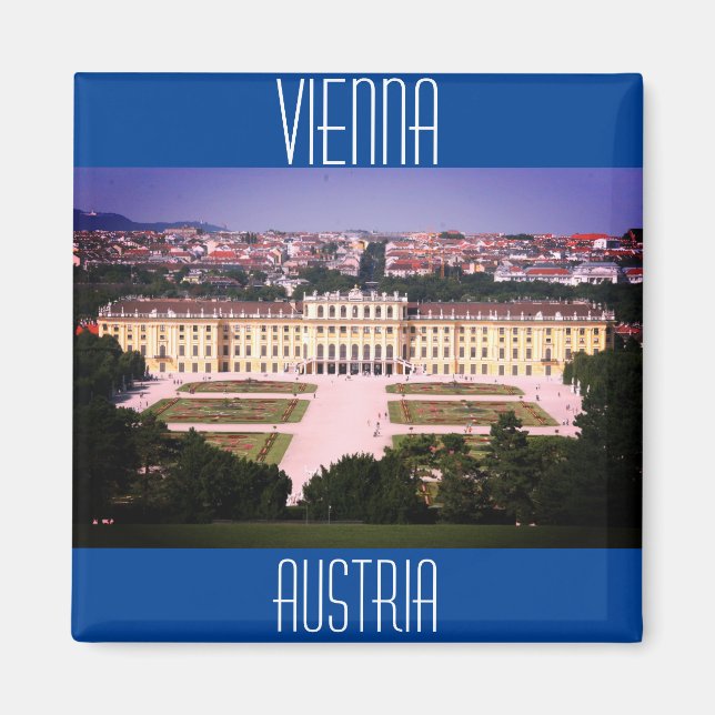 austria schönbrunn-viken magnet (Framsidan)