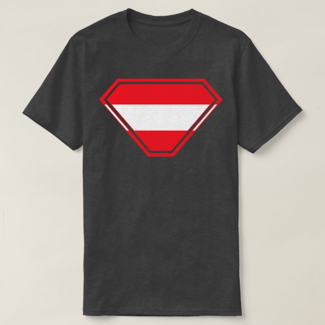 Austria SuperEmdriven Shield T Shirt (Design framsida)