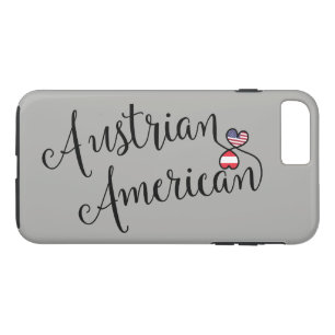 Austrian American Entwated Hearts Cell Phone Case