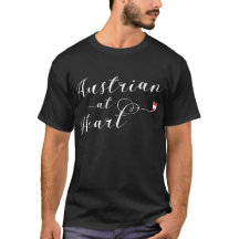 Austrian At Heart Tee Shirt, Österrike