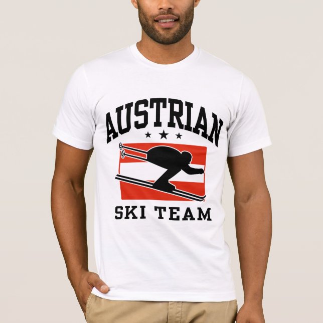 Austrian Ski Team Tee Shirt (Framsida)