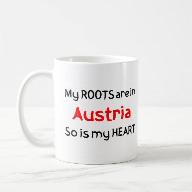 austriska rötter kaffemugg (Vänster)