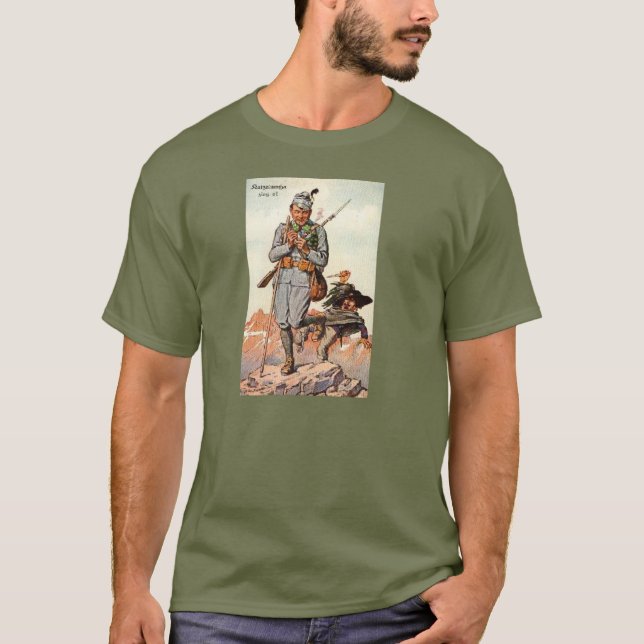 Austro-Ungrare som slåss italienarna T Shirt (Framsida)
