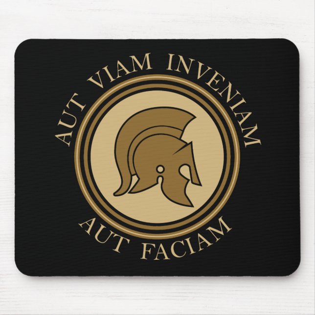 Aut Viam Inveniam Aut Faciam - Roman Helmet Musmatta (Framsidan)