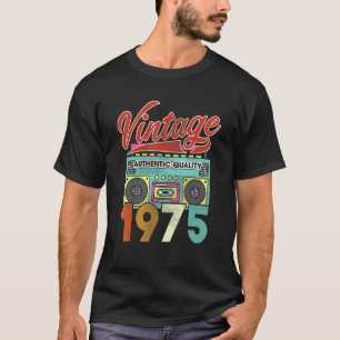 Autentiserad radioanropssignal 1975, 47:e födelsed t shirt