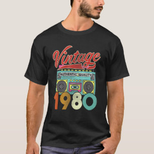 Autentiserad radioanropssignal 1980 42:a födelseda t shirt