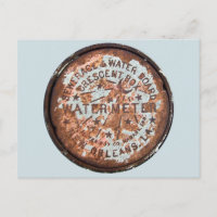 Autentiserat nytt Orleans Vatten Meter Cover-vykor