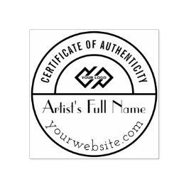Autentisering Frimärke för konstnärer i originalko Stämpel