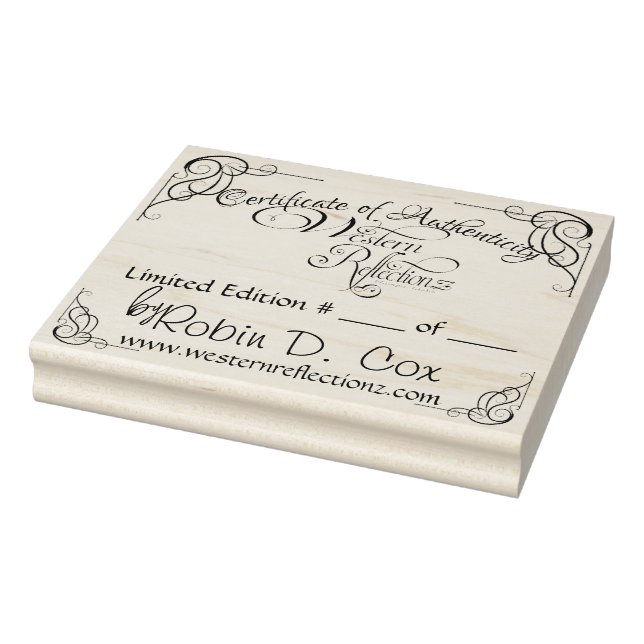 Autentiseringscertifikat ~ Begränsad utgåva Stämpel (Stämpel)