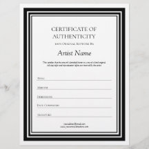 Autentiseringscertifikat för Black & White Brev