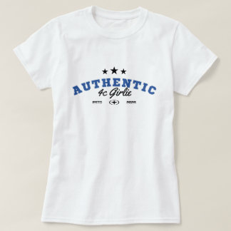 "Autentisk 4c-tjej" 4c-hår uppskattnings T-shirt