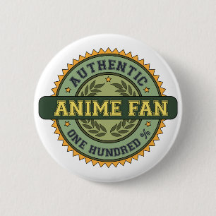 Autentisk Animefläkt Knapp