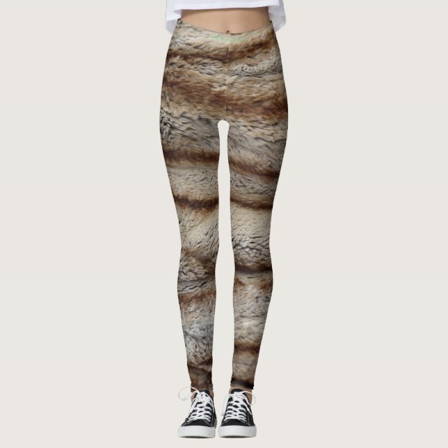 AUTENTISK CHINCHILLAPÄLS 2 LEGGINGS (Framsida)