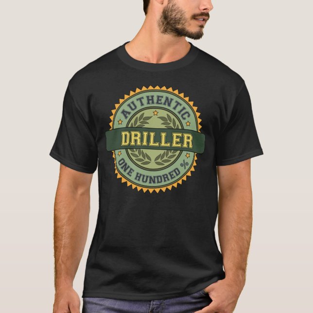Autentisk Driller Tee Shirt (Framsida)