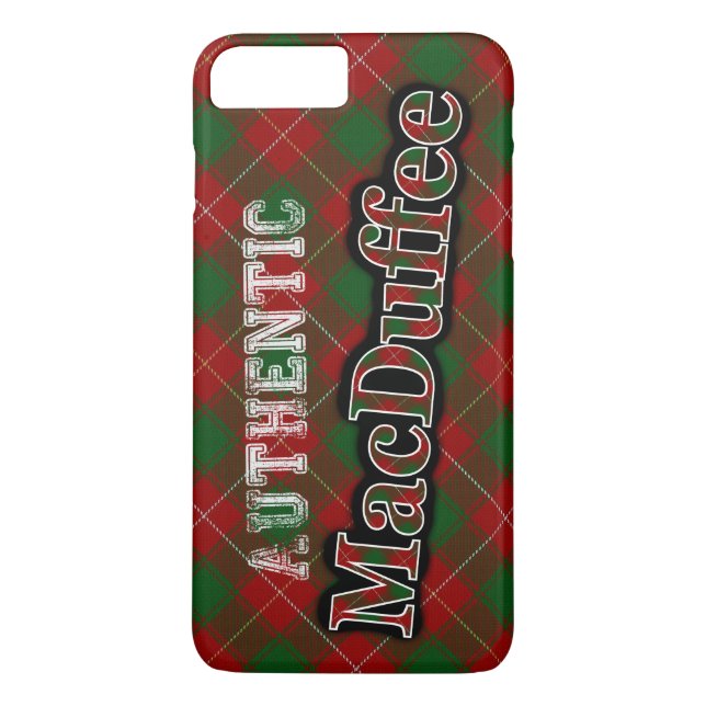 Autentisk klan MacDuffee skotsk tartan-design Case-Mate iPhone Skal (Baksida)