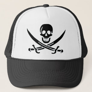 Autentisk piratflagga av jacken Rackam Keps