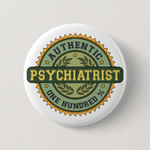 Autentisk psykiater knapp