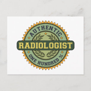 Autentisk Radiolog Vykort