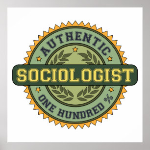 Autentisk sociolog poster