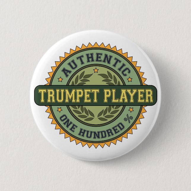 Autentisk trumpetspelare knapp (Framsida)