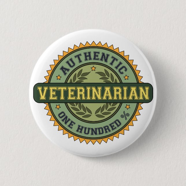 Autentisk veterinär knapp (Framsida)