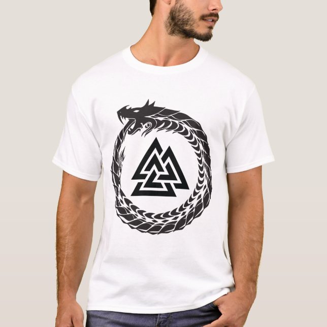 Autentisk Viking T-Shirt | Norse Mythology Apparel (Framsida)