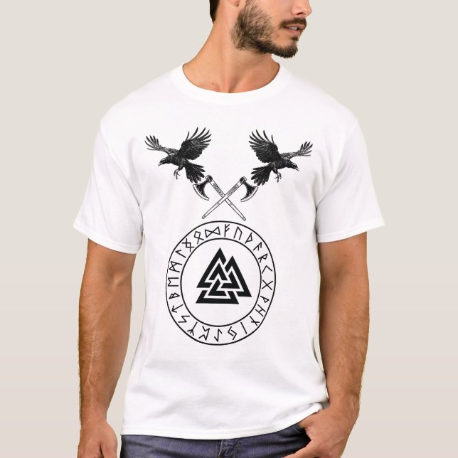 Autentisk Viking T-Shirt | Norse Mythology Apparel (Framsida)
