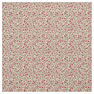 Autentiska 1940-talets dämpade burgunderröda blomm tyg