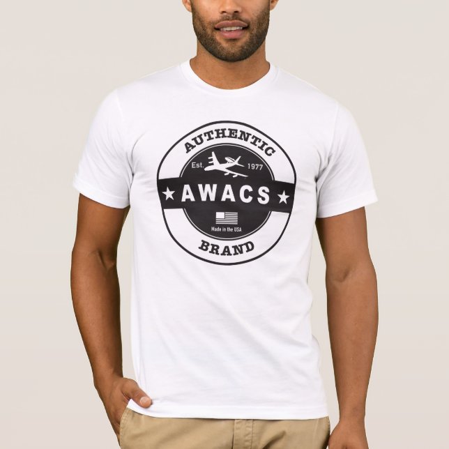 Autentiska AWACS brännmärker T-shirt (Framsida)