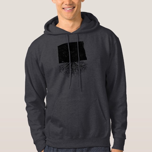 Autentiska North Dakota rotar tröjan Munkjacka (Framsida)