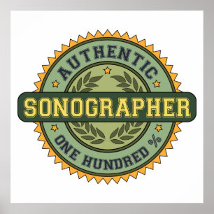 Autentiska Sonographer Poster