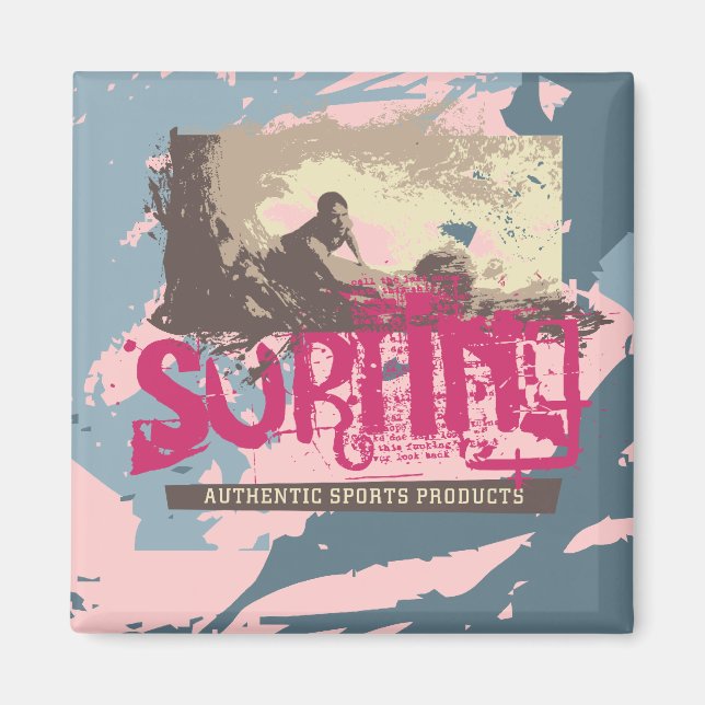 Autentiska surrogatskjortor och gåvor magnet (Framsidan)