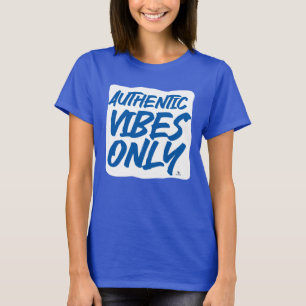Autentiska symboler endast Epic Slogan Design T Shirt