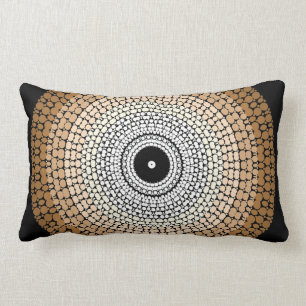 Autentiskt Aboriginal designat dämpar 51 cm Lumbarkudde