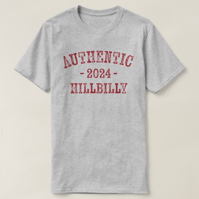 AUTENTISKT HILLBILLY 2024 T SHIRT (Design framsida)