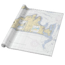 Autentiskt Nautical Chart Martha's Vineyard