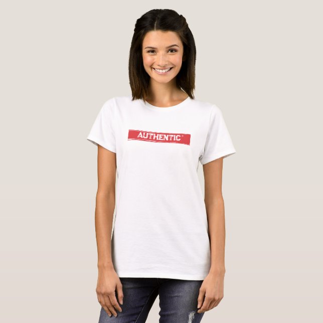 Autentiskt Varumärke T Shirt (Hel framsida)