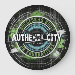 AuthentI-City Clock Stor Klocka