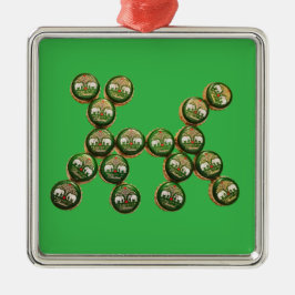 ​🐶 Authentic Chang Beer Cap Dog Julgransprydnad Metall