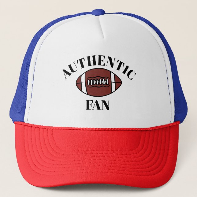 Authentic Fan Trucker Hat | Custom Sports Team Cap Keps (Framsida)