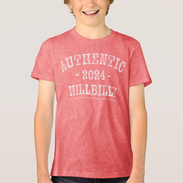 AUTHENTIC HILLBILLY™ 2024 Little’uns T Shirt (Framsida)
