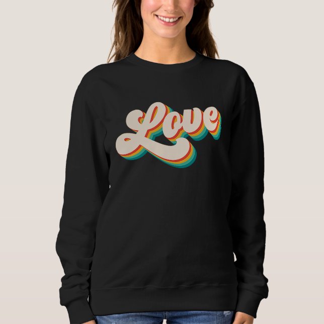 Authentic Soul Retro Love T Shirt (Framsida)