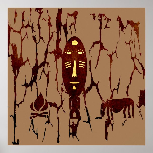 authentic tribal scene poster (Framsidan)