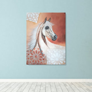 Authenticité de l'Atlas Peinture Cheval Canvastryck