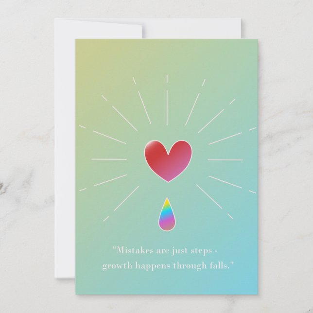 Authenticity Attracts, Inspirational Greeting Card Julkort (Framsida)