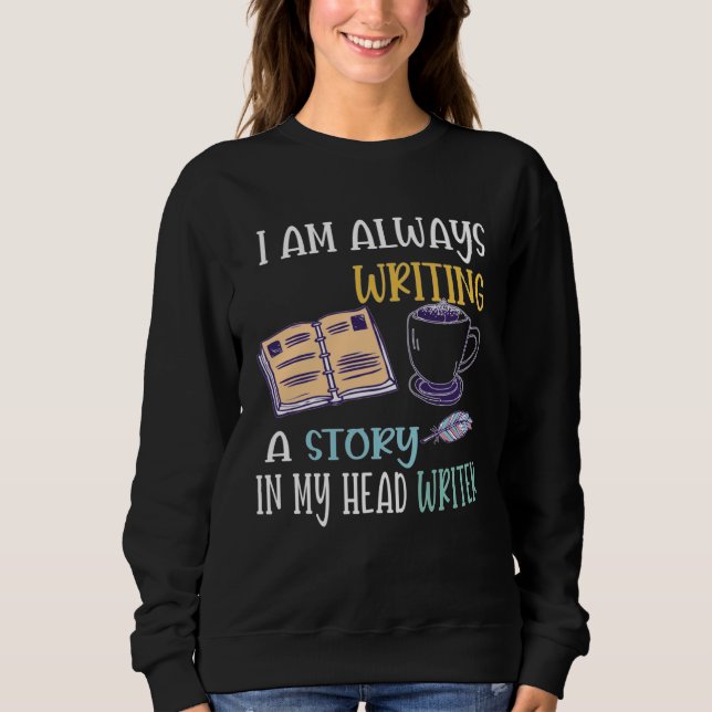 Author Journalist Teacher Writing Content Creator  T Shirt (Framsida)