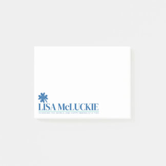Author Lisa McLuckie-anteckningar Post-it Block