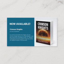 Author Promotional Book Marketing Photo Visitkort